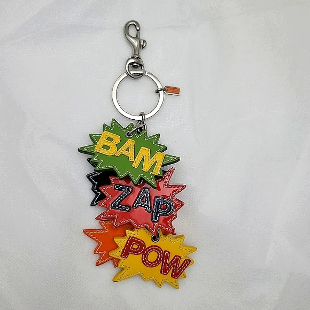 Coach | Accessories | Very Rare Coach Comic Book Leather Keychain
